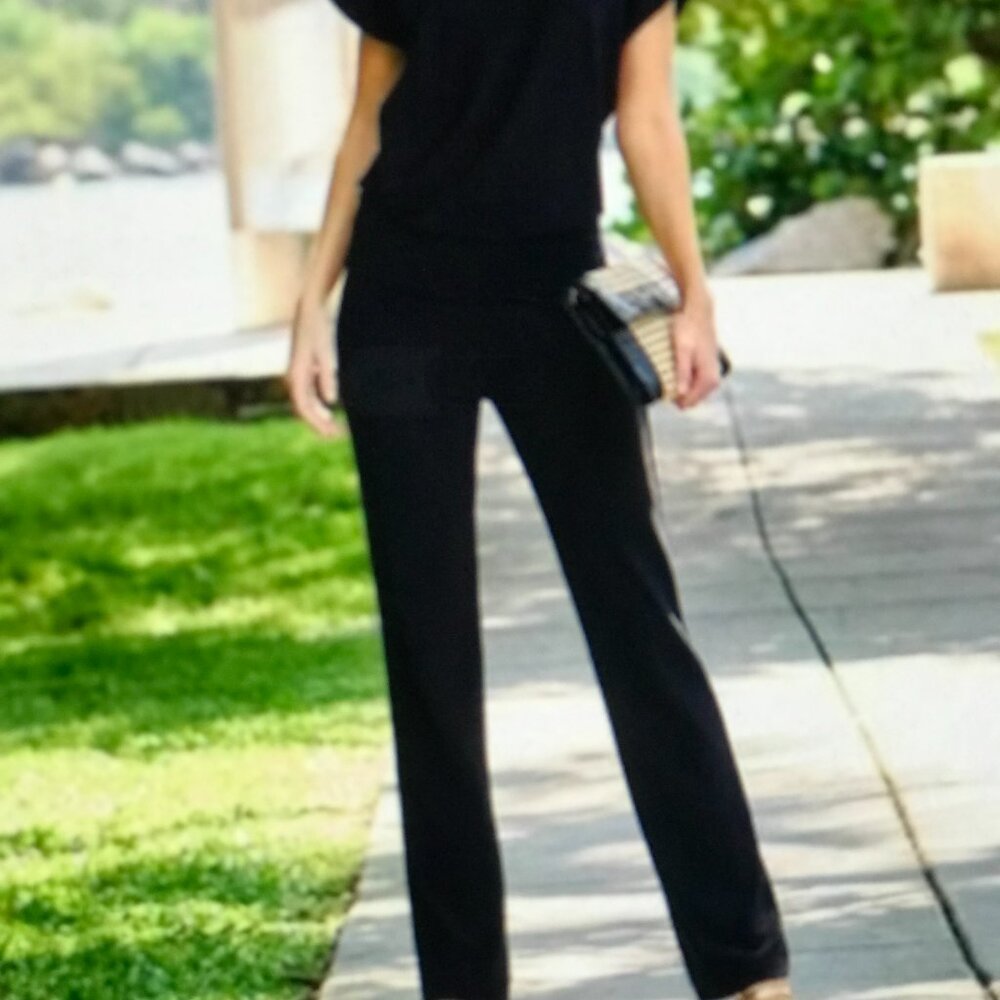 Boston Proper , Jet Black, Paris Straight Leg Jeans, size 4